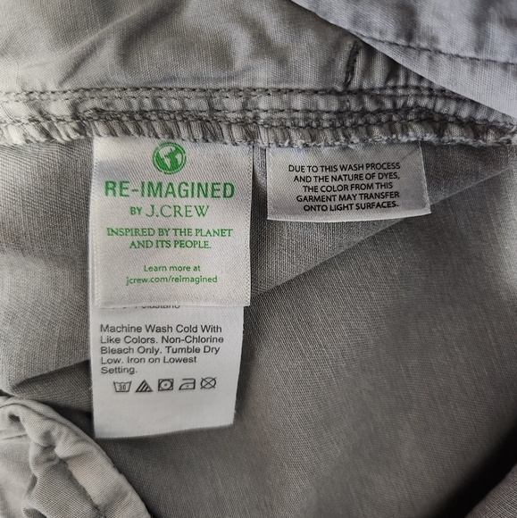 J. Crew Womens Storm Gray 4" Stretch Chino Shorts-Size 8 - Picture 9 of 12